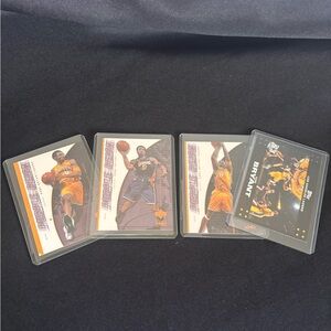 Vintage Kobe Bryant Basketball Trading Card Set - Black and Purple